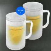 FROSTY FREEZER MUG 35 OZ. FOR A JUMBO THIRST (SET OF 2  