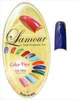 Lamour Acrylic Color Nail Tips CAPRI HELIOS BLUE #63  