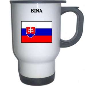  Slovakia   BINA White Stainless Steel Mug Everything 