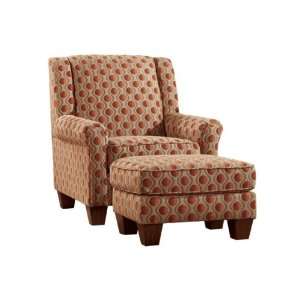  Pattern Fabric Chair and Ottoman: Home & Kitchen