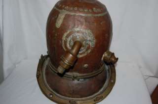 Vintage 1908 Nippon Sensui Copper Dive Helmet  