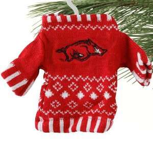   Arkansas Knit Sweater Ornament (Set of 3)
