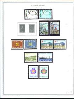ICELAND WHOLESALE YRS 1960 2006 ON SCOTT ALBUM PAGES.  