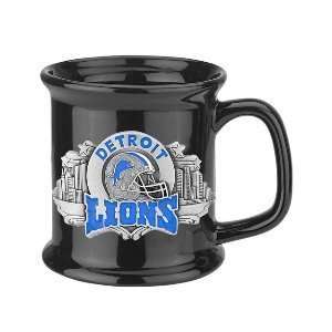  Detroit Lions Black Coffee Mug: Kitchen & Dining