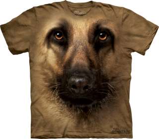 GERMAN SHEPHERD FACE THE MOUNTAIN ADULT T FREE S/H USA  