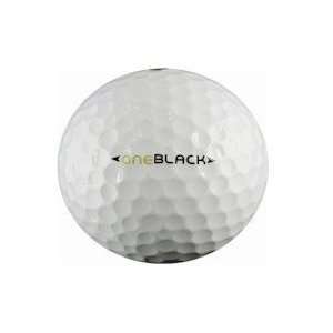  Single Nike One Black Golf Balls AAA