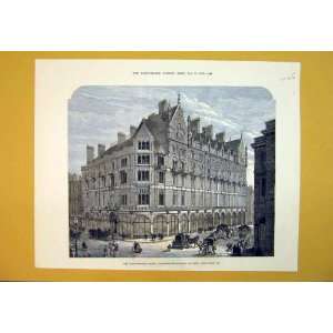  1879 Manchester Hotel Aldersgate Street London Building 