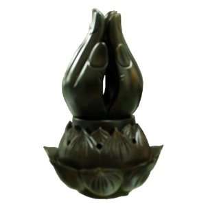    Praying Hands Incense Burner In Blackwood