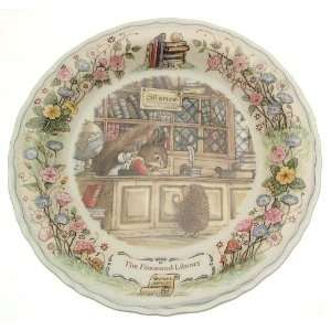   The Foxwood Library Brian Paterson plate   CP1410: Home & Kitchen