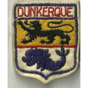   emblem, wooled badge of the french town of Dunkerque) 