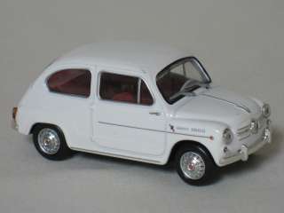 Hachette 1:43 1963 Fiat Abarth 1000 Berlina/Corsa MINT  