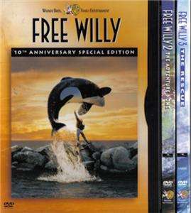 Free Willy 1 2 3 II III DVD Movies DVDs Lot Set Trilogy  