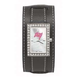 Tampa Bay Buccaneers Ladies NFL Starlette Watch (Wide Leather Band 