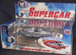 SUPERCAR GERRY ANDERSON DIECAST Wings TV Series Black and White NIB 