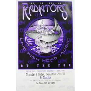  Radiators Fox Boulder Original Concert Poster