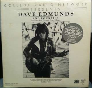 DAVE EDMUNDS & ROCKPILE college radio network LP  