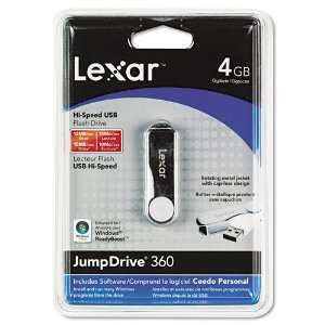    LexarTM JumpDrive 360 USB Flash Drive, 4GB: Office Products