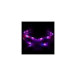  Purple L.E.D. Flashing Sunglasses with 8 Blinking Settings 
