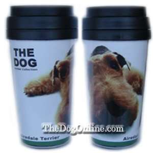  THE DOG Artlist Collection   Airedale Travel Mug: Office 