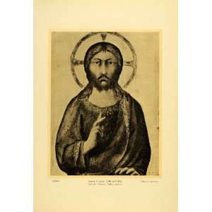  1931 Collotype Simone Martini Trecento Saviour Christ Jesus Divine 