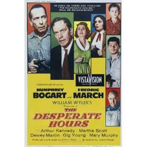  The Desperate Hours (1955) 27 x 40 Movie Poster Style A 