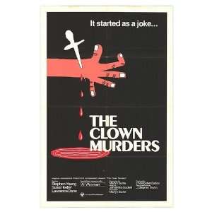  Clown Murders Original Movie Poster, 27 x 41 (1976 