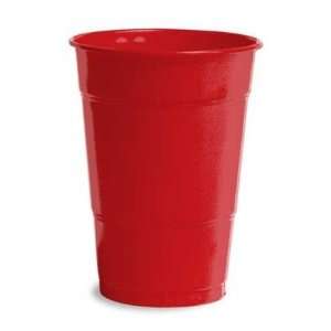  Classic Red 16 Oz Plastic Cup   20 Ct Pk: Health 
