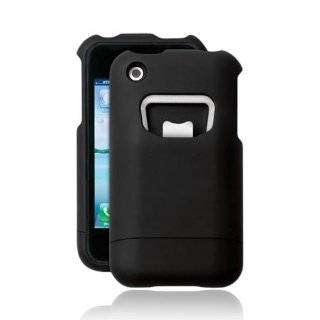 BLACK Bottle Opener Case for iPhone 3G 3Gs Rubberized by KarenDeals