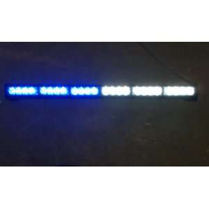  High Power 24 LED Bar 1W Strobe Light Blue/White