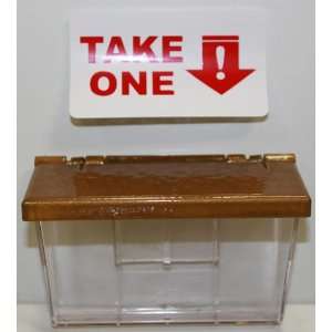   : Outdoor Business card Holder GOLD LID   Box of 12: Office Products