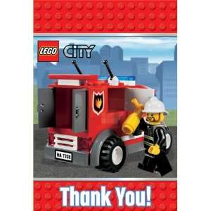  Lets Party By Amscan LEGO City Thank You Notes: Everything 