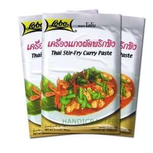  Lobo Brand Thai Thai Stir fry Curry Paste 2.12 Oz. (Pack 