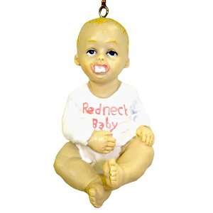 Redneck Baby With Large Buck Teeth Christmas Ornament #25406 