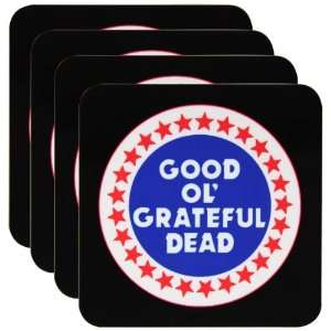  Grateful Dead   Good Ol 4 Piece Coaster Set Kitchen 