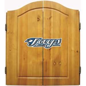    Toronto Blue Jays Dart Board Cabinet Set: Sports & Outdoors