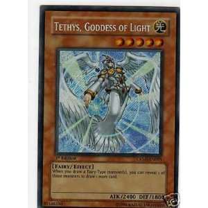  Yu Gi Oh!   Tethys, Goddess of Light (CRMS EN095 