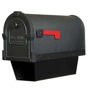  Savannah Post Mount Mailbox with Newspaper Holder: Home 