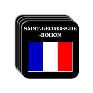  France   SAINT GEORGES DE BOHON Set of 4 Mini Mousepad 