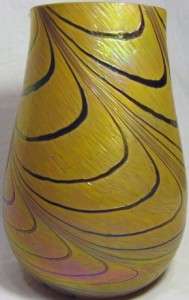 Teleflora Gifts Bronze Iridescent Swirls Glass Vase  
