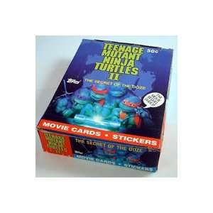   1991 Teenage Mutant Ninja Turtles II Trading Cards Box: Toys & Games