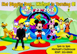 MICKEY MOUSE BIRTHDAY PARTY INVITATIONS & PARTY FAVORS!  