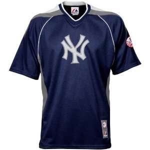   New York Yankees Navy Blue Impact V neck Jersey: Sports & Outdoors