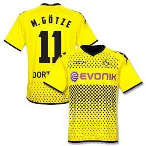 11 12 Borussia Dortmund Home Jersey + M. Gotze 11 (Fan 