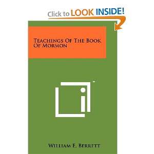  Teachings Of The Book Of Mormon (9781258142506) William E 