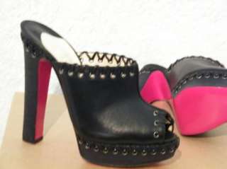 CHRISTIAN LOUBOUTIN SHOES SABLINA heels 36.5 BLACK  