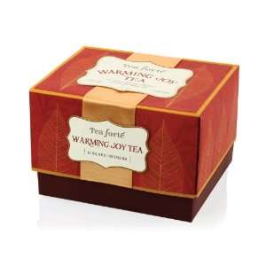 Tea Forte Petite Warming Joy Ribbon Box  Grocery & Gourmet 