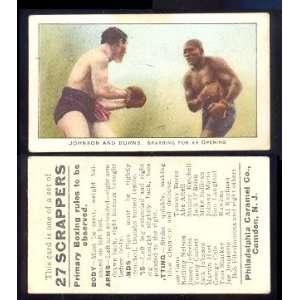  1910 E79 Philadelphia Caramels Scrappers (Boxing) Card# 21 