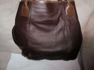 NWT 10 Aut Chloe Large Shoulder Bag In Brown with Tan  
