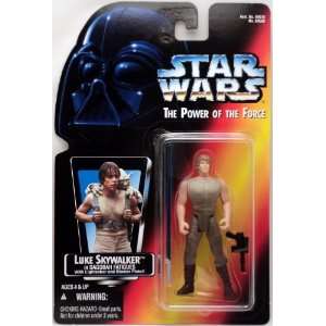  POTF2 Luke Skywalker (Dagobah) RED CARD C8/9: Toys & Games