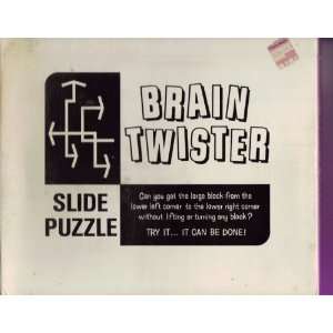  Brain Twister Slide Puzzle Vintage 